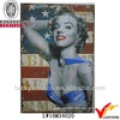 American Shabby Chic Metal Wall Decorative Plaques Marilyn Monroe